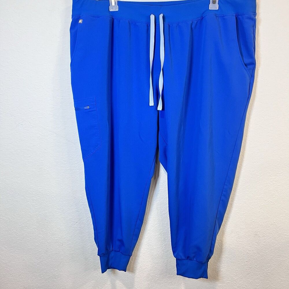 FIGS Zamora Jogger Blue Scrub Pants Women’s Plus Size 5XL Healthcare Nursing